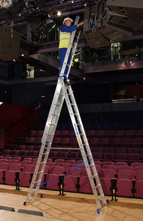 Zarges Trade 3-part Skymaster Z500, 3 x 8 Combination Ladder