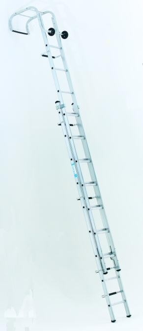 Zarges Industrial Roof 1 x 11 + 1 x 12 Extension Ladder