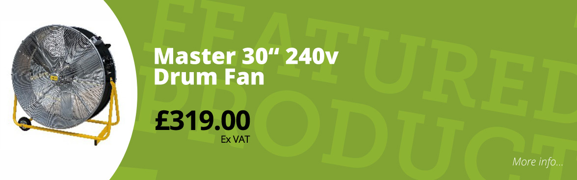 Master 30”drum fan £319.00 ex VAT