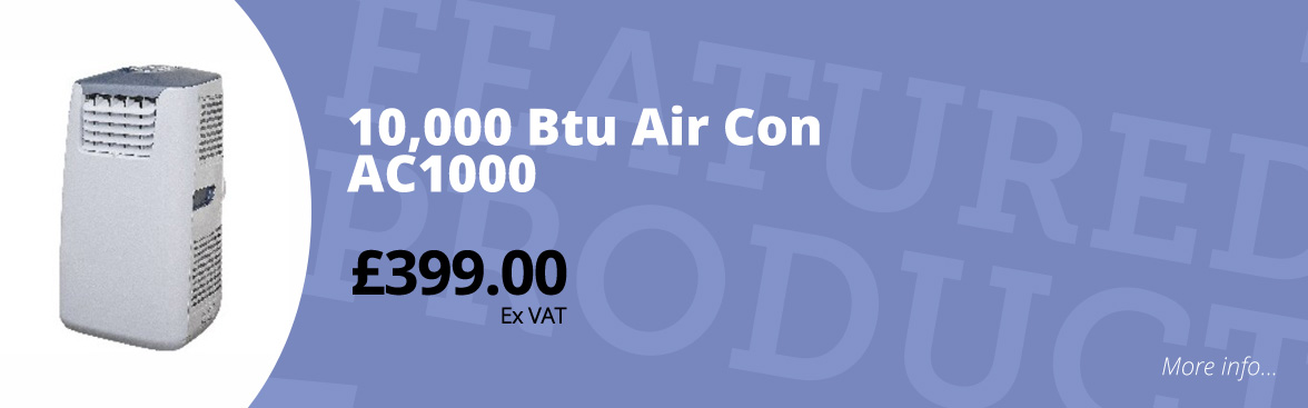 10,000 btu air con ac1000 £399.00 ex VAT